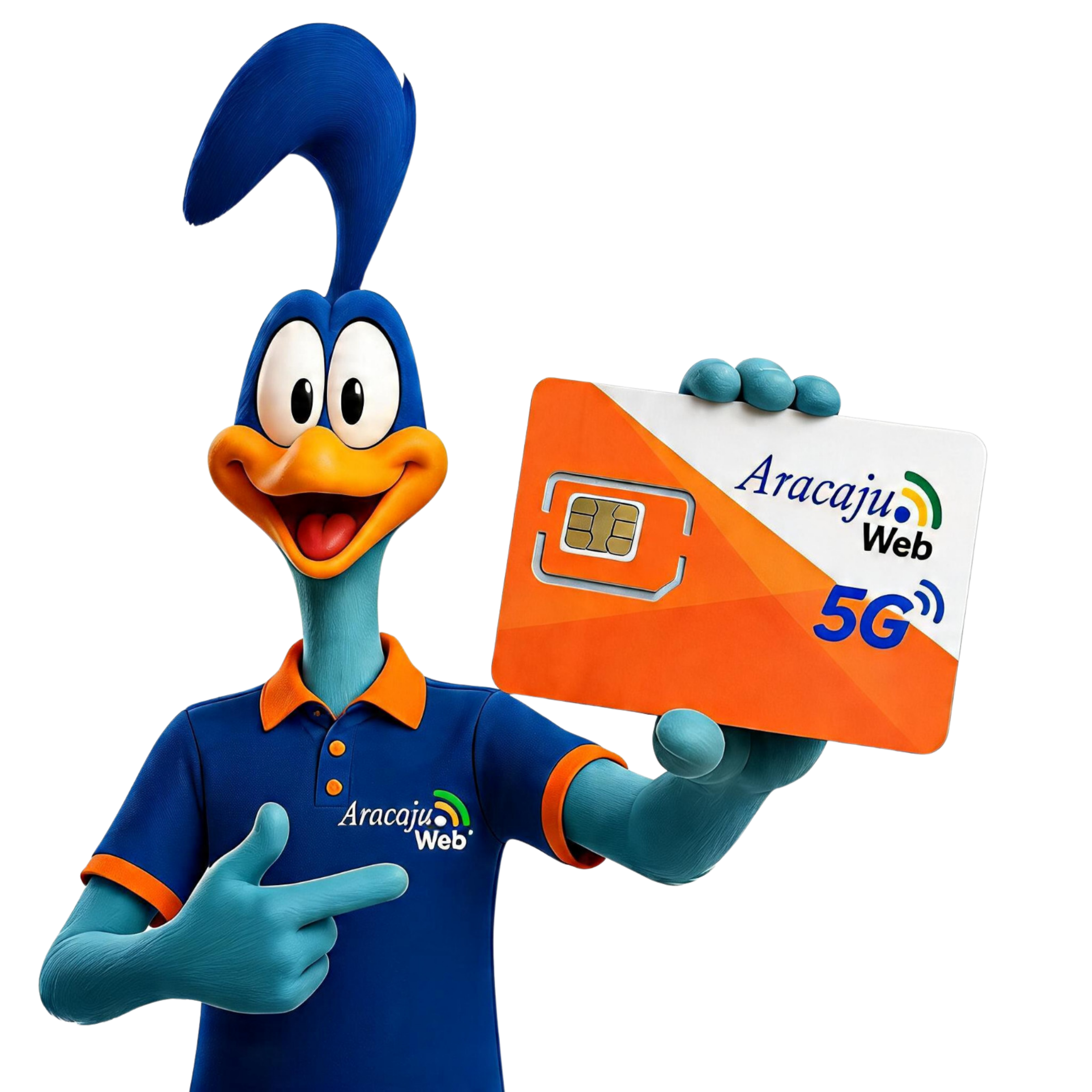 Mascote da Aracaju Web Móvel